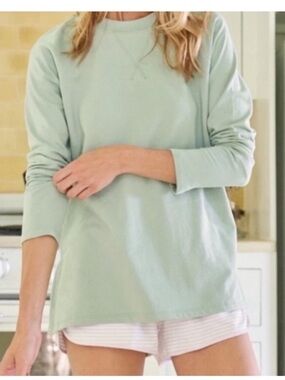 Lake Sage Green Crewneck Sweatshirt - size small - 100% Cotton